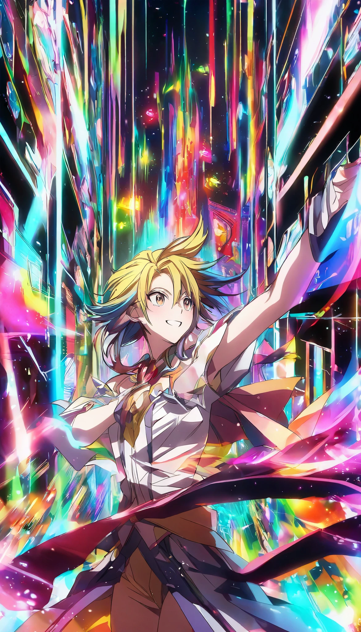 magician、Complex, multi-colored light