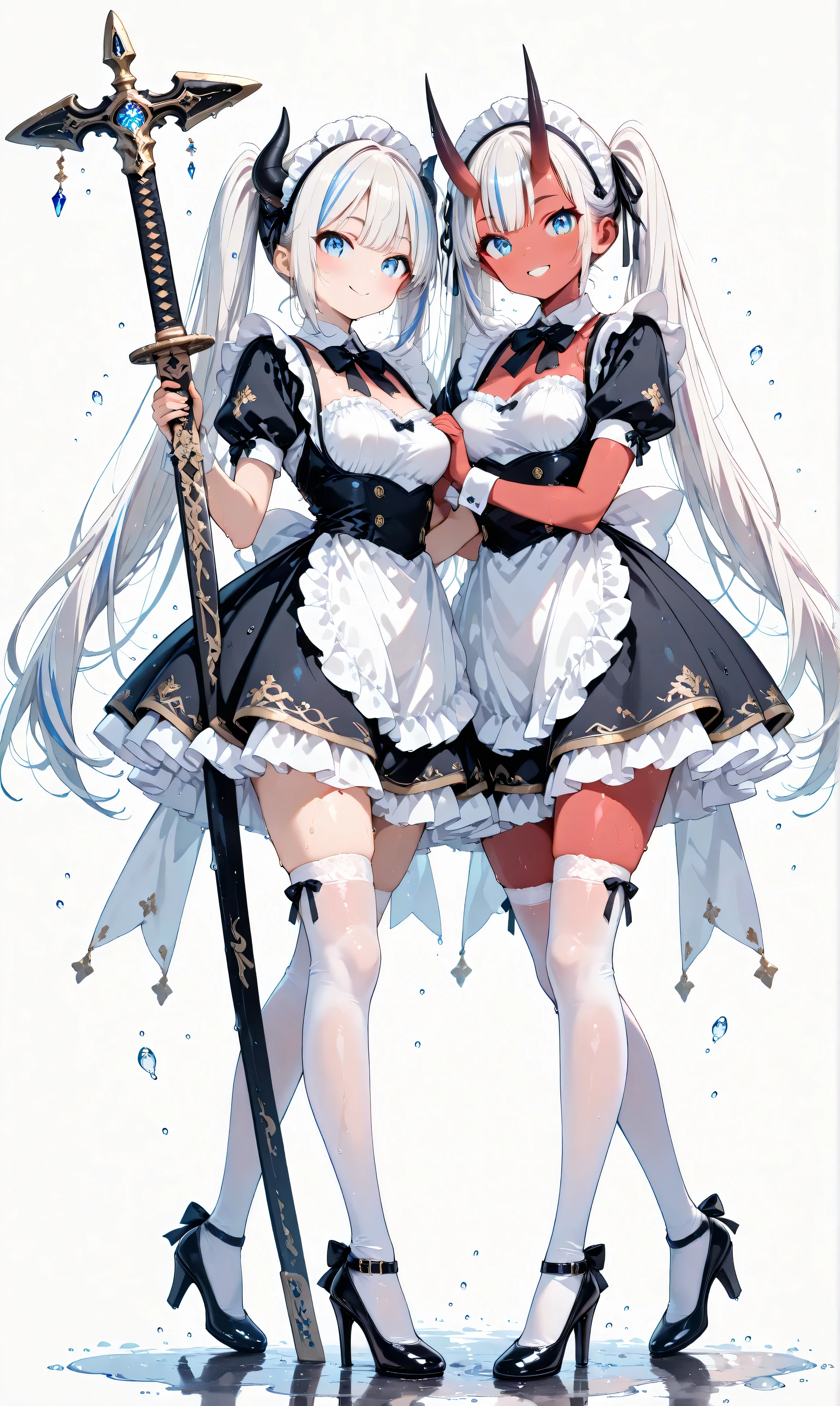 suzutsuki, 1girl, solo, long_hair, breasts, looking_at_viewer, smile, blue_eyes, skirt, gloves, hair_between_eyes, closed_mouth, school_uniform, jacket, upper_body, grey_hair, pleated_skirt, serafuku, white_gloves, sailor_collar, bodysuit, medium breasts, headband, one_side_up, white_skirt, clothes_writing, corset, black_sailor_collar, grey_jacket, hachimaki, white_bodysuit, black_headband, masterpiece, best quality, ((in sex room)), ((photorealistic)), (hardcore sex)