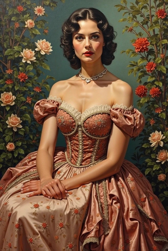 cardi b mixed with Belcalis Almanzar in the farm，(get down on the bed:1.2)，(Being touched by men:1.5)，(Being stroked by a man's crotch)，seen from the side （（（tmasterpiece）））， （（best qualtiy））， （（intricately details））， （（ultra-realistic realism））， Ridiculous res， A MILF， Mature woman， ssee-through， highly detailed， illustratio， 1girll， （（Large breasts））， (areola of breast)，perfect hand， detailed finger， Beautiful detailed eyes， Wavy curly hair， with brown eye， name badge， vd， （European medieval aristocratic clothing：1.2）， a skirt，White stockings， 耳Nipple Ring， detailedbackground， Bedrooms， perfect eyes， Seductive eye，Cocked buttocks，Reddened face，(weeping:1.2)，Confused eyes，Desires are satisfied INFO