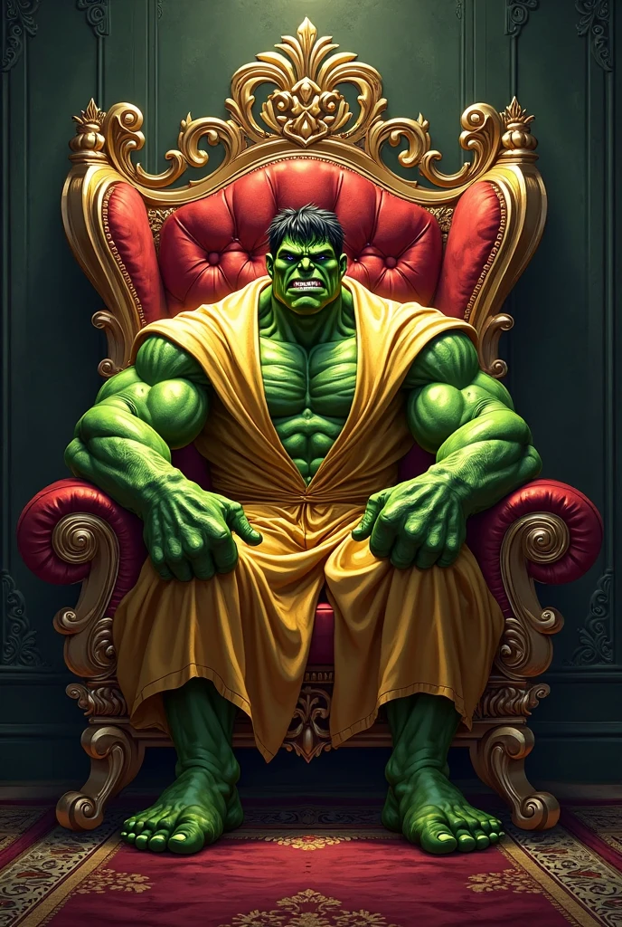 King hulk in throne