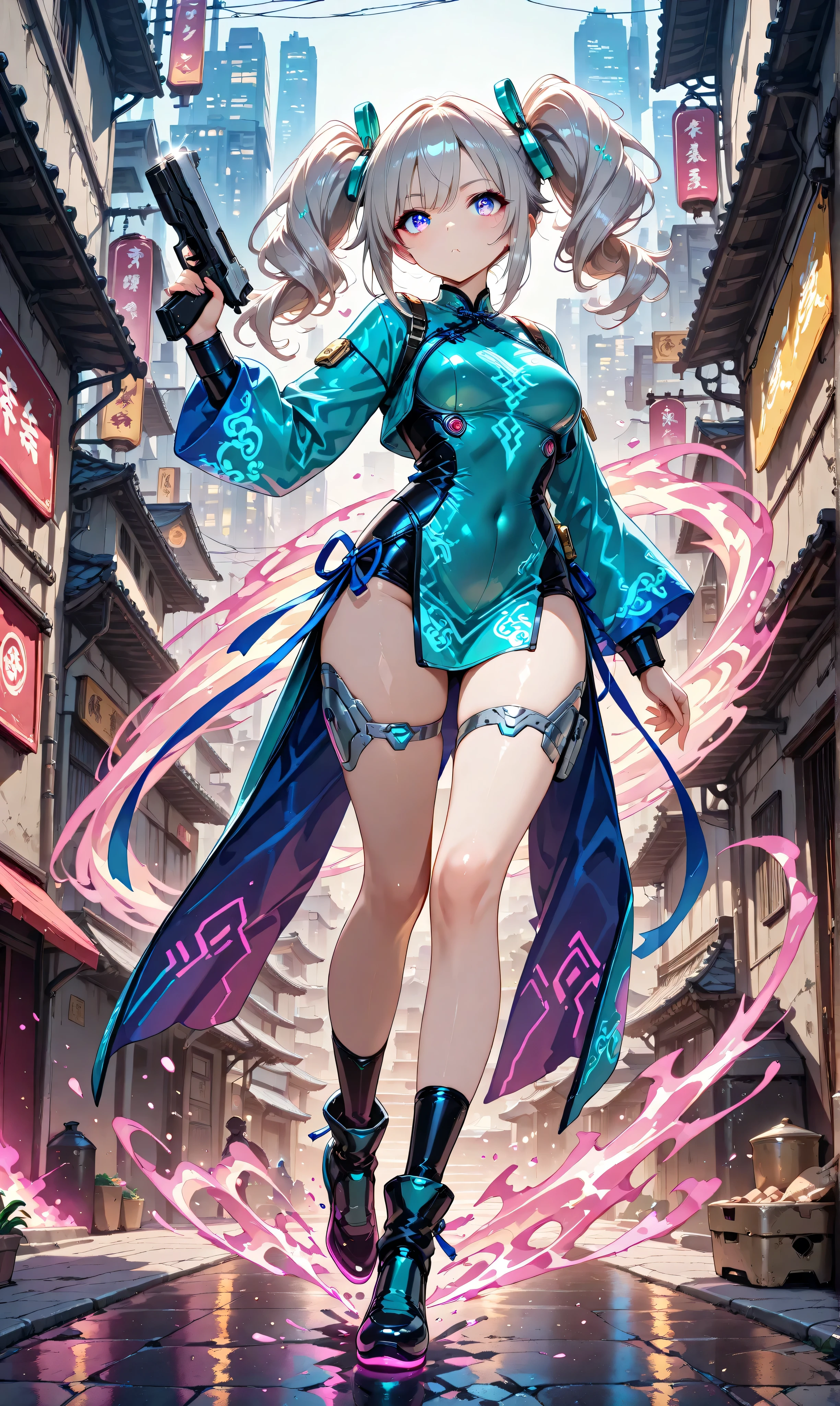 In a very grand scene,The extra-large wide-angle lens captures the appearance of a female centaur。(She is traveling through the stars:9.9),She is tall,It has the ultimate curvy beauty,The muscles are slender and firm,Beautiful lines。Her facial features are tough and coquettish,Always with a sunny smile。She wears special tight-fitting equipment with a strong sense of technology,Step on multifunctional off-road style heels,Delicate and practical protective gear is worn on the hands, feet, wrists, neck and shoulders。The detection equipment around you flashes various cue lights and neon-like information screens,Let her exude a charming brilliance。Use Midjourney's advanced tools,Design special tight-fitting equipment for female centaurs,Highlight her unique physiological characteristics and appearance details,Add realism。And in her adventure scene,Spectacular views of nature,Such as the sky where storms and sunny days alternate、Brilliant rivers of stars and auroras、The snow-capped summit of Mount Everest、Fireworks in the mountain town, etc。ao mesmo tempo,Away from the hustle and bustle of Long Beach Pier is a neon-lit spaceship docked,Create a fantastic scene。Use Midjourney's advanced tools and multiple color palettes、Brush Strokes、Texture tools and model packages,It shows a sense of atmosphere where beauty and charm coexist。The charm of the female centaur is highlighted through color and lines,Enhance realism with detailing,Create a surreal dreamy feeling。Additionally,Use Midjourney's tools to add a variety of extreme sports gear and cultural trinkets to the female centaur,Create intricate hairstyles and outfits,Give her a sense of premium。She never flinches,Regardless of the terrain,can respond quickly,Even the extreme geography and dangerous terrain of aliens cannot stop her。Use Midjourney's powerful tools,You can do it with incredible detail and beauty,Bring this ultra-grand and beautiful scene to life。Ultra-grand scenes,super wide shot, hdr,(真实感,Masterpiece quality,