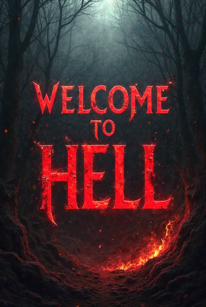 Welcome to hell,welcome to hell sign