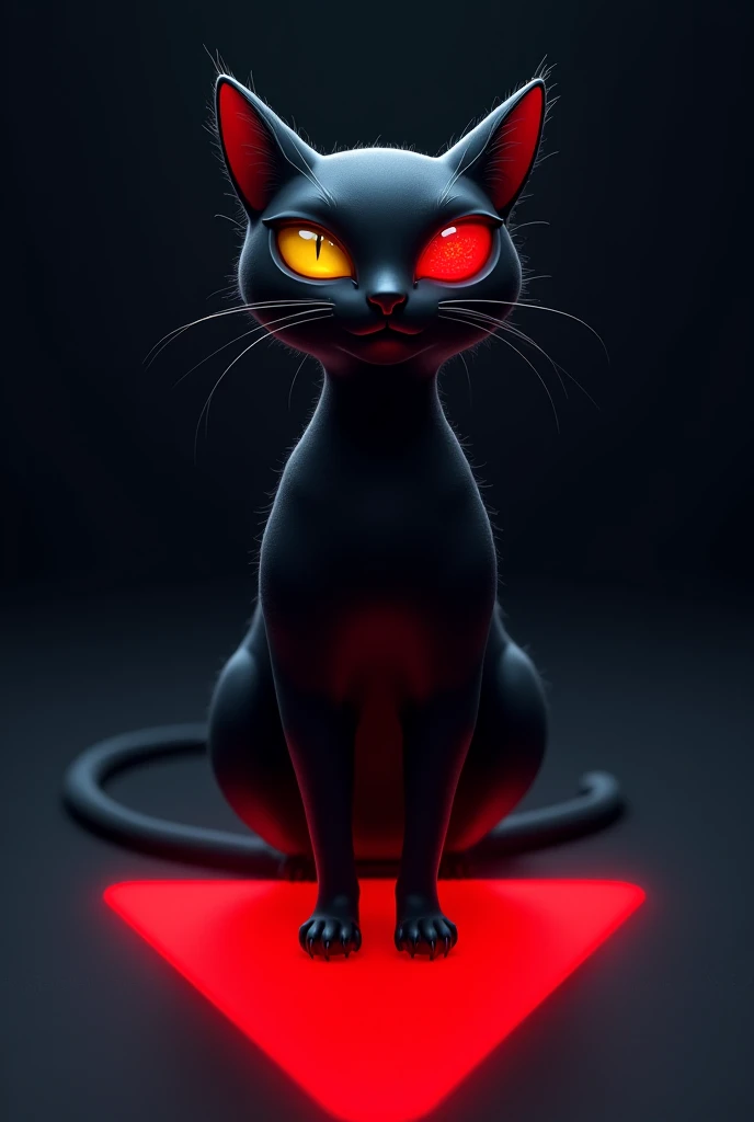 <lora:blacklight:0.5>, black cat, multicolored eyes, blacklight || masterpiece, perfect quality, sharp focus, shallow depth of field, 8k