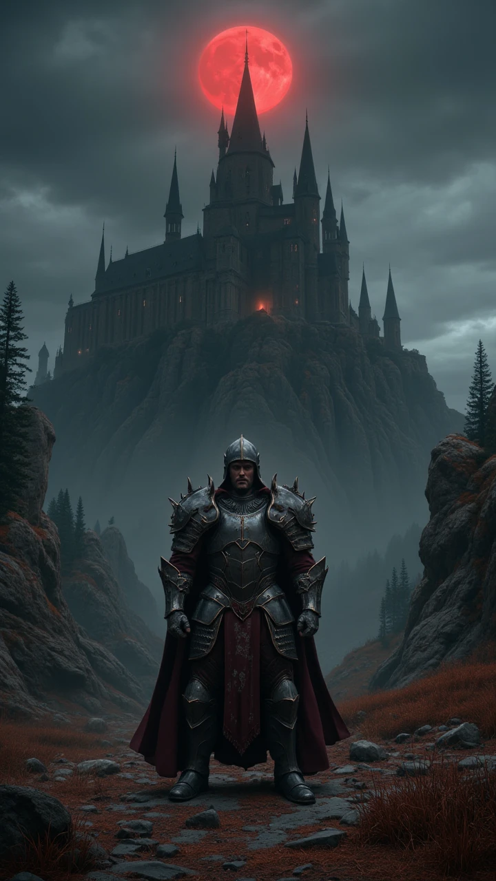 Dark fantasy art, Dark RPG art, (best detailed : 1.5), (best quality,ultra-detailed),(fantasy,imaginary) of the Golem in Prague guarding the Jewish cemetery at night, an epic clay Golem, massive body, yellow Glowing Eyes, massive arms, he is standing in the ancient jewish cemetry in Prauge in the middle ages, the castle of Prague in the background, best quality, (extremely detailed: 1.5), picture taken from dynamic range, ultra wide shot, photorealism, depth of field, hyper realistic, 2.5 rendering,