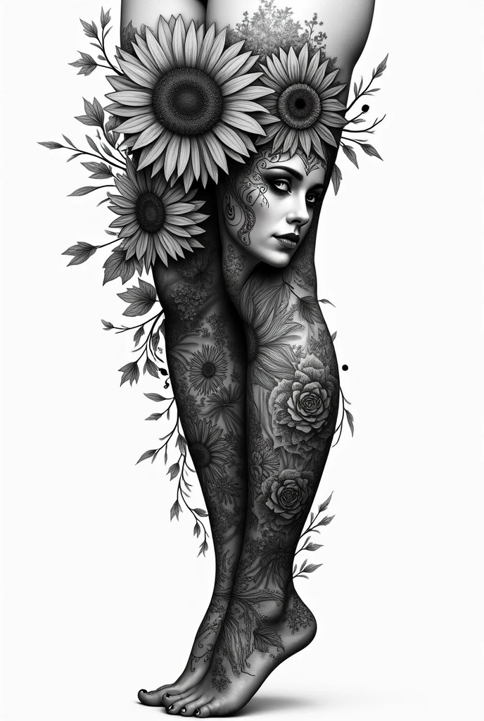 1 girl， ((raised huge round buttocks)), Wide  A sunflower field in full bloom，Back view of a woman in Translucent white thong (underwear),long shot,wide view, commercial photography，award-winning photograph，(photorealistic),unity 8k wallpaper,(ultra detailed:1.3),(light_on_face:1.4)，CanonEOS 5D MarkIV DSLR