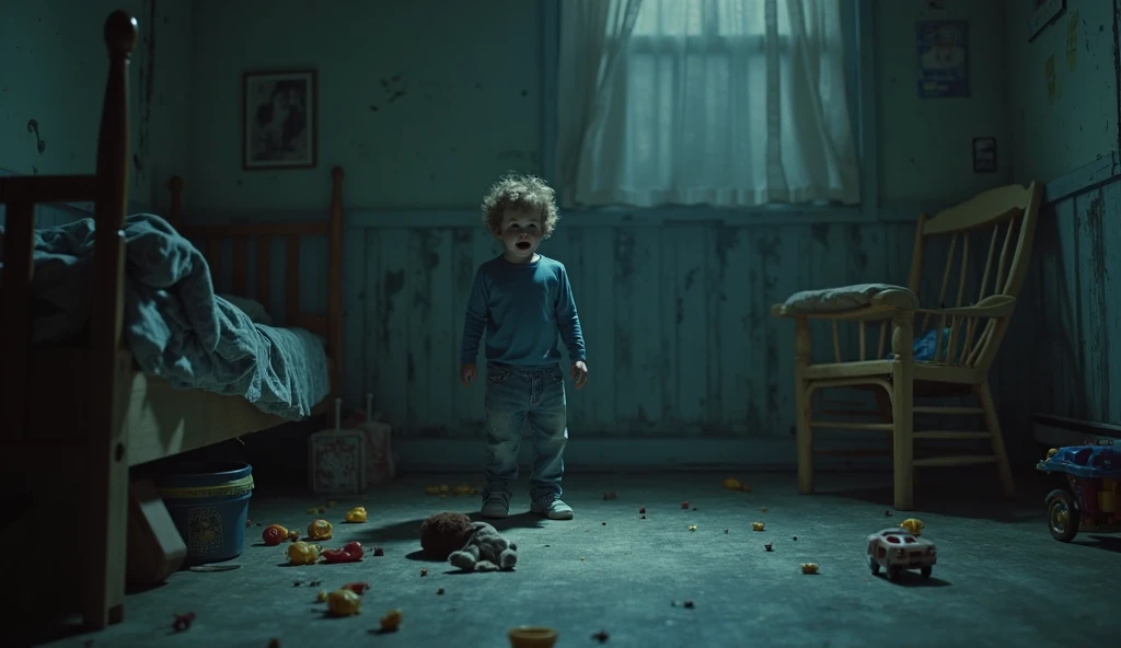 (for Horror Story)The scared child changed the direction of the fan.