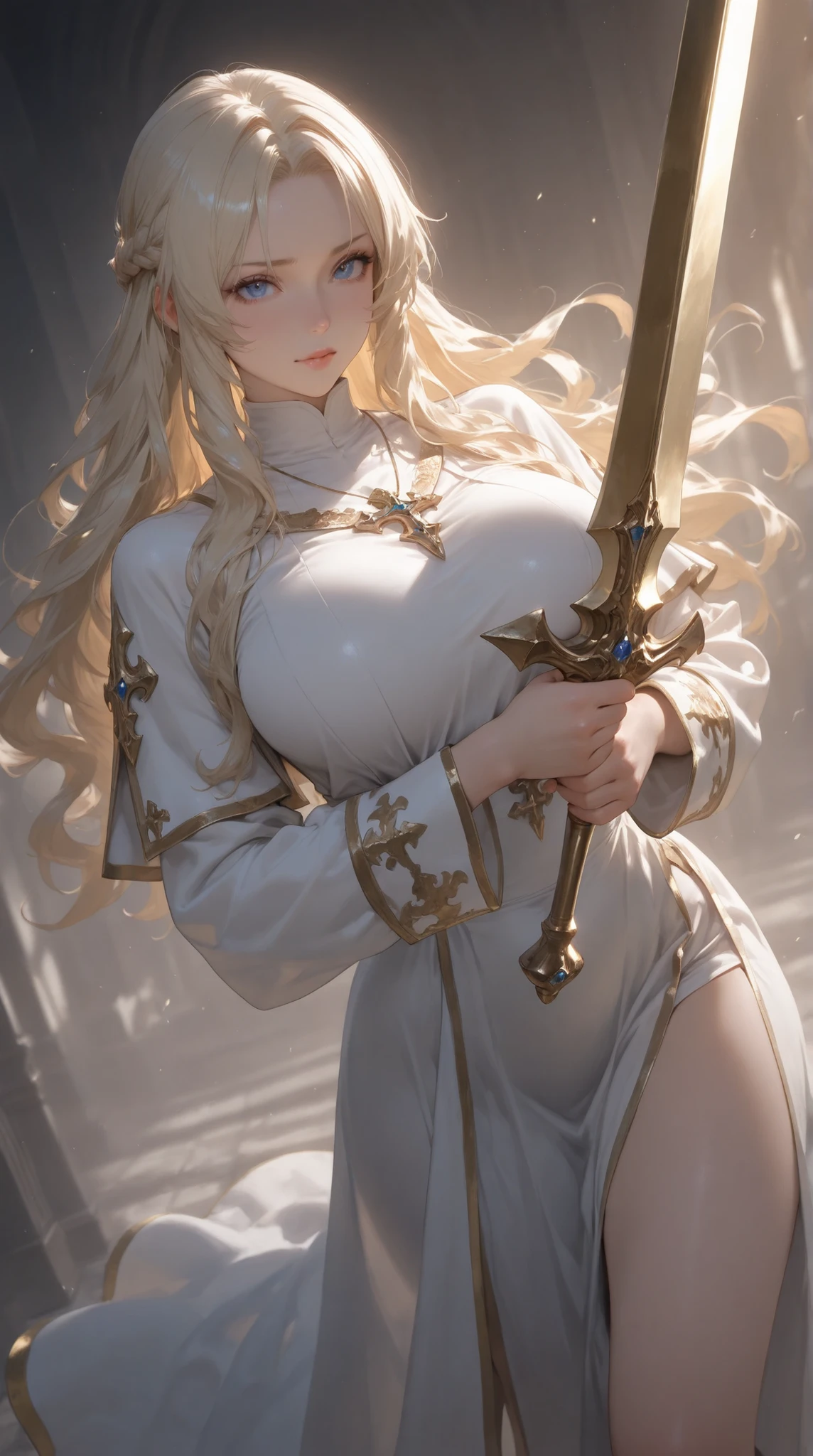 queen panther girl from ancient Egypt, (((panther woman,anthro furry cute,panther female warrior,panther-girl))),(((tail,panther tail,panther ears,thin panther tail))),(large breasts:1.4,saggy breasts),((blond hair:1.4,straight hair,long hair:1.4,colored inner hair)),(((black_eyes:1.3))),intricate eyes,beautiful detailed eyes,symmetrical eyes,((((lustrous skin:1.5,tanned skin,bright skin: 1.5,skin tanned,shiny skin,very shiny skin,shiny body)))),(narrow waist,wide hip,athletic body,inflated legs),(((detailed face))),beautiful detailed lips, slutty,sensual,seductive look,seductive,((erotic)),opulent,(((nsfw))), (((huge cleavage))),revealing clothes,show skin,((underboob)),(barefoot,),Egyptian adornments,(((white veil))),desert warrior with little clothing,((tiny loincloth)),Egyptian tattoo,arms covered in Egyptian adornments,shoulder pad,(((nemes with that of the sphinx))),include hieroglyphics in clothing,((clothing in red and black and white colors)),((Egyptian designs on the arms)),(((Transparent cloth:1.1,wet clothes,intricate outfit,embroidered outfit,ornate outfit,intricate clothes,embroidered clothes,ornate clothes))), dynamic pose,looking at viewer,(smirk,beautiful smile),centered,scale to fit dimensions,Rule of thirds, inside a cavern,pillars,((pillars background,egyptian palace background)),scenery,extremely scenery,(torches,torches in the background),Egypt castle,(sunset, golden hour), (Glossy Egyptian ornaments),(top-quality,8K,32K,masterpiece),high resolution,(Photorealistic:1.4),Ray tracing,Sun glare,depth of fields,By backlight effect,Add depth to your screen,(((vibrant colors,vibrant theme))),(intricate),(high contrast,photorealistic artwork:1.37),(best quality,4k,highres,masterpiece:1.2),ultra-detailed,(realistic,photorealistic,photo-realistic:1.37),professional,