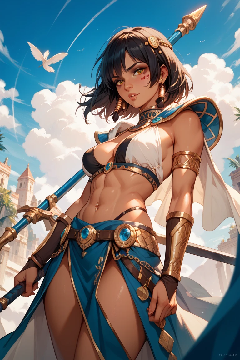 young teen girl, african girl, black skin, earth mage, sorceress, earth goddess, mages dress, controling all rocks around her, floating rocks around her, wielding a magic staff, ancient cave in background, sexi, small breasts, , highly detailed, vibrant appearance, creative behavior, extremly detailed, imaginative, sensual, spontaneous, highest quality, skin texture, intricate details, (cinematic lighting), RAW photo, 8k, masterpiece,best quality,ultra-detailed,very detailed illustrations,extremely detailed,intricate details,highres,super complex details,extremely detailed 8k cg wallpaper,