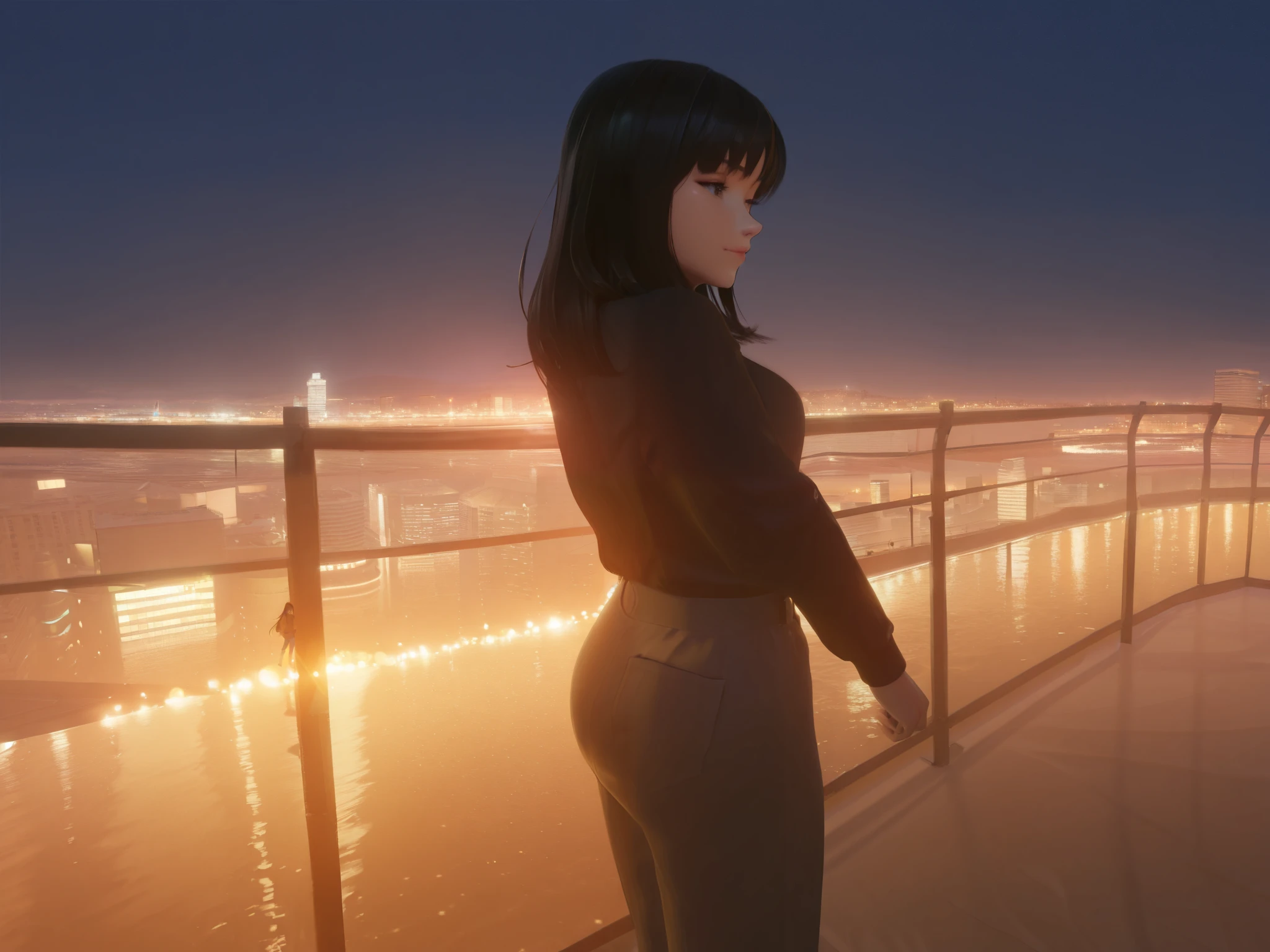 score_9, score_8_up, score_7_up, score_6_up, score_5_up, score_4_up,
BREAK
(masterpiece: 1.0), best quality, perfect anatomy, perfect composition, perfection, 4k resolution, absurdres, very aesthetic, professional artwork, absolutely beautiful,
Break
3d, perfection, 1girl, cute outfit, asian ethnicity, long hair, black hair, perfection, professionally made 3d image, bokeh, city background,warm colors, warm tones