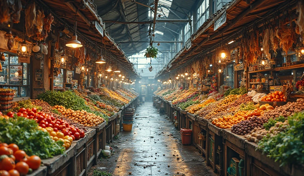 (In a old world where nudity is normal:1.1), crowded marketplace stands a young woman with Auburn hair, body is dirty, A storm is approaching in the sky, ((sad look)). Highly detailed face, perfect eyes and face, perfection, perfect body, (Masterpiece:1.2) (photorealistic:1.2) (best quality), (8K) , (Sharp Focus), (Low Light), Dark, In the Shade, (highly detailed Skin texture), crowded street market