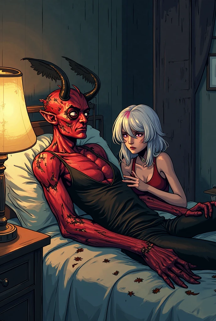 A high fantasy sex scene, DnD, horror, Ravenscroft, succubus