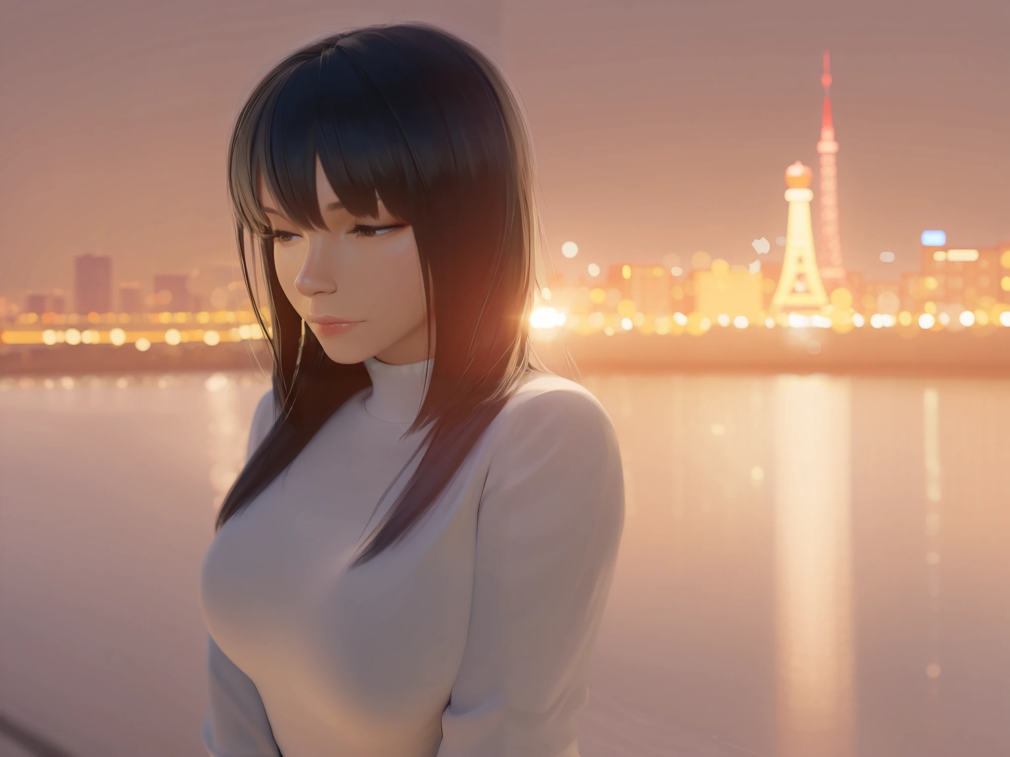 score_9, score_8_up, score_7_up, score_6_up, score_5_up, score_4_up,
BREAK
(masterpiece: 1.0), best quality, perfect anatomy, perfect composition, perfection, 4k resolution, absurdres, very aesthetic, professional artwork, absolutely beautiful,
Break
3d, perfection, 1girl, cute outfit, asian ethnicity, long hair, black hair, perfection, professionally made 3d image, bokeh, city background,warm colors, warm tones