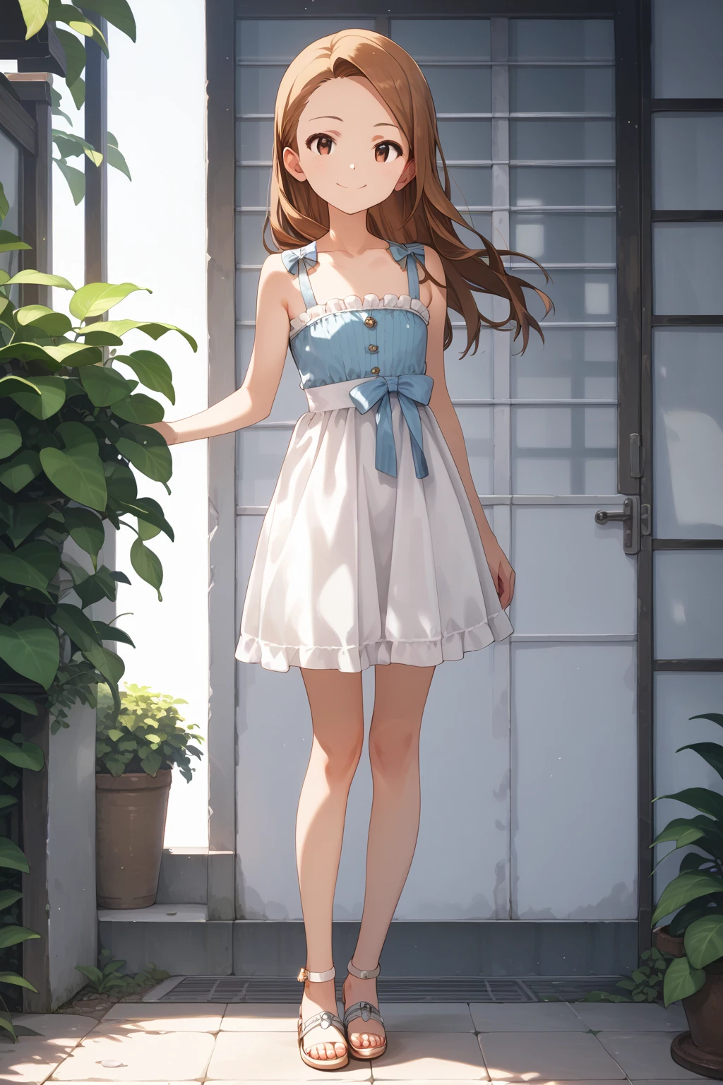 detached sleeves, sundress