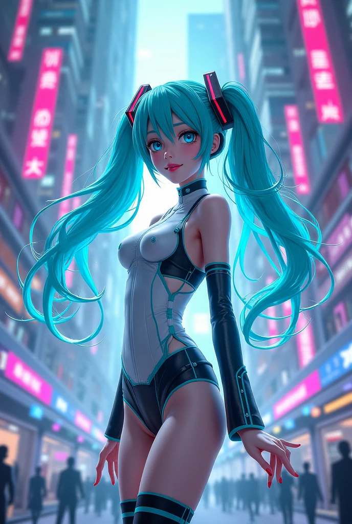 Hatsune miku in a sexy outfit