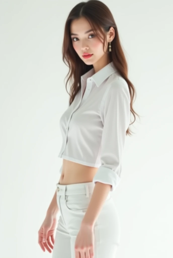 ((Small underboob)), (shoulder-length straighthair: 1.2), Black hair,Short ponytail，Upper body, （Extremely meticulous CG 8k wallpaper），（Extremely refined and beautiful），（Masterpiece），（best qualtiy：1.0），（Ultra High Resolution：1.0），beautiful light up，Perfect lightning，realistic shaded，[A high resolution]，Smooth and flawless fair skin，Extremely exquisite facial details，（perfect body：1.1），ultra - detailed，A beautiful girl，small head，(Small breasts:1.1)，Flat chests，slim，thin，Smile，cheerfulness，（white collared long sleeved shirt:1.1），（blue shorts：1.1），White sneakers，Summer，Morning，sitting in a spacious private car，A female driver，Place hands on the steering wheel，driving car，Wearing glasses, looking forward，Close Shot，
