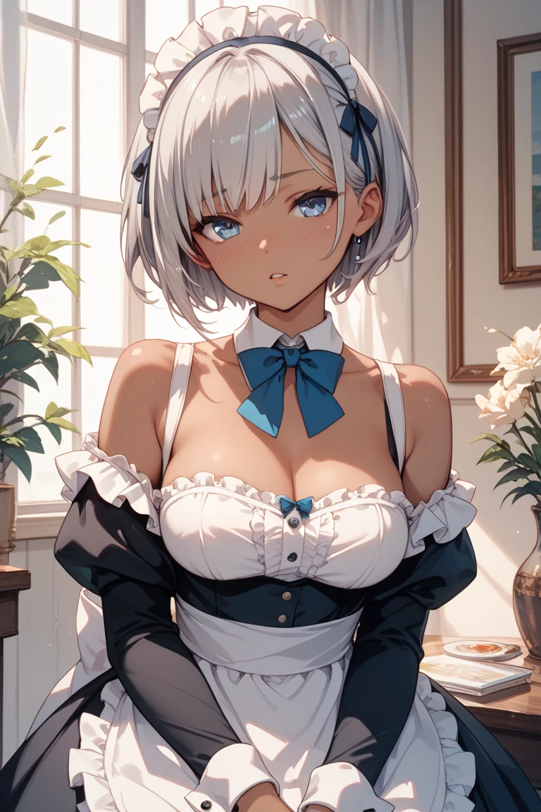 (pieces fly: 1.3), (maximum resolution: 1.2), (ultra high definition tv: 1.2), cinema light, 8K resolution, fine eyes and skin, Features of the detailed face, , (sharp focus on breasts: 1.2), (The focus is on the face:1.2),perfect style, cute face, Accurate, anatomically correct, Highly detailed face and skin texture, fine eyes, double eyelid, thin eyebrows, glitter eyeliner: 1 natural cheek, shiny skin, Fair skin, Glossy skin: 1.2, (glossy lips: 1.4),、 (embarrassed look: 1.2),20 year old woman, (detailed face:1.2), (highest quality:1.2), Retrospective shot of rear loam、angle from below, Low - Angle, from behind, cinematic lighting, perfect style, beautiful face, (skirt lift:1.4), loose and wrinkled white panties, stockings, blush、humiliation、impatience、Glare、tears、embarrassing、surprised expression、anger expression、 (Maid clothes:1.5),full of sweat、silver hair、green ash eye、Retrospective shot of rear loam、Low - Angleから、soaking wet、Overflowing sperm、Sperm in the ass、sperm on thigh、flowing sperm(fascinating butt:1.2),、exposed panties、disheveled clothes、exposed chest、NUDE, NSFW, porn, sex