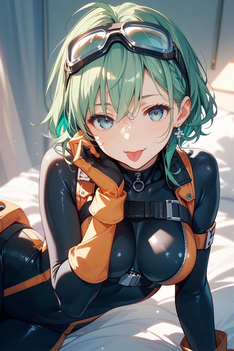 mastute piece,Best Quality,insanely detailed,8k cg,nsfw,
(shoot upper body:1.3),
(1girls:1.3),standing,looking at viewr,body in front,both arms behind back,(wetsuit:1.3),(bare breasts:1.1),(bare nipples:1.1),
break,
blush,shy,(ecstasy face),(trembling:1.2),break,(light green hair:1.2),
break,
perfect breasts,perfect teats,(open mouth:0.9),(large breasts:1.2),
(beach)、