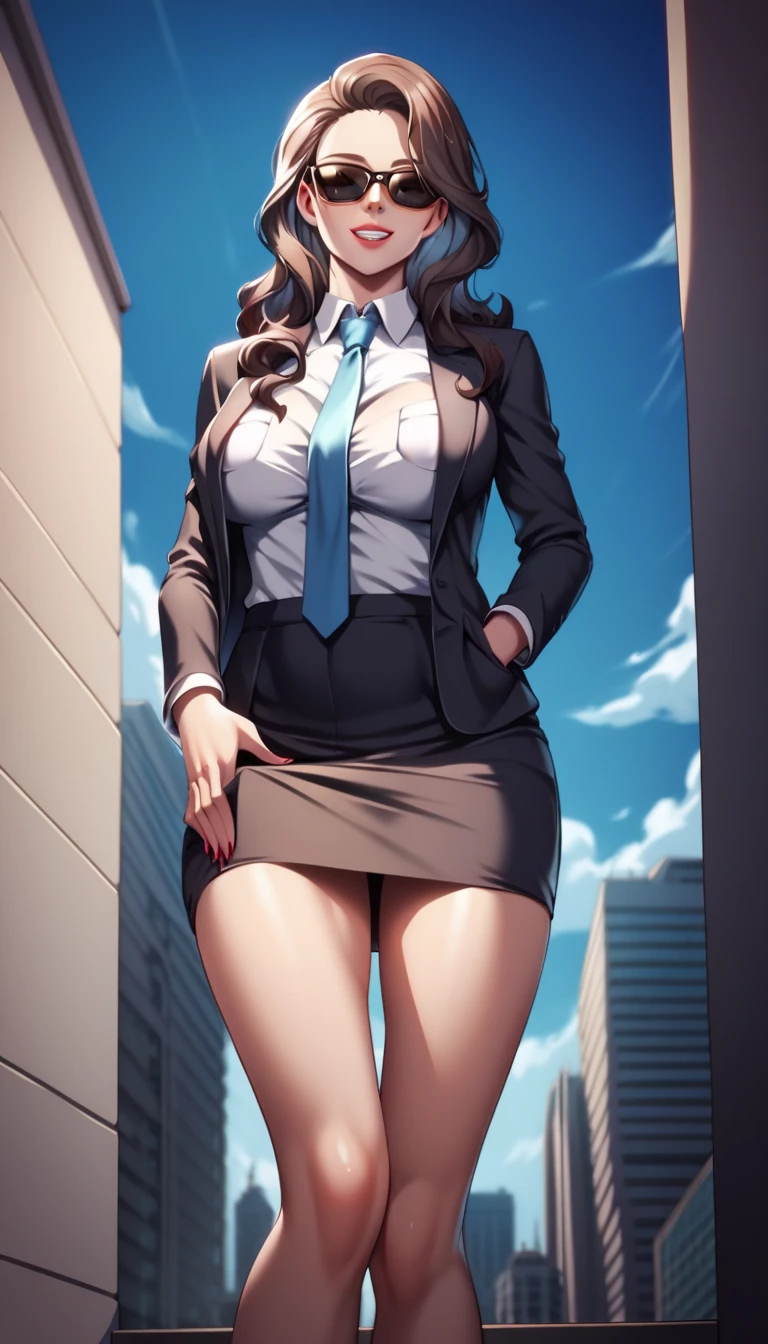 NSFW.(Highest quality, High resolution, Realistic), , Large Breasts, Ultra-fine CG 8K, Beautiful CG, whole body, Office lady after work.OL.In a suit,Mini tight mini skirt.Between buildings.The main road is visible.,Penetration Sex,Creampie Sex,rape.rape,3Women,1 Male