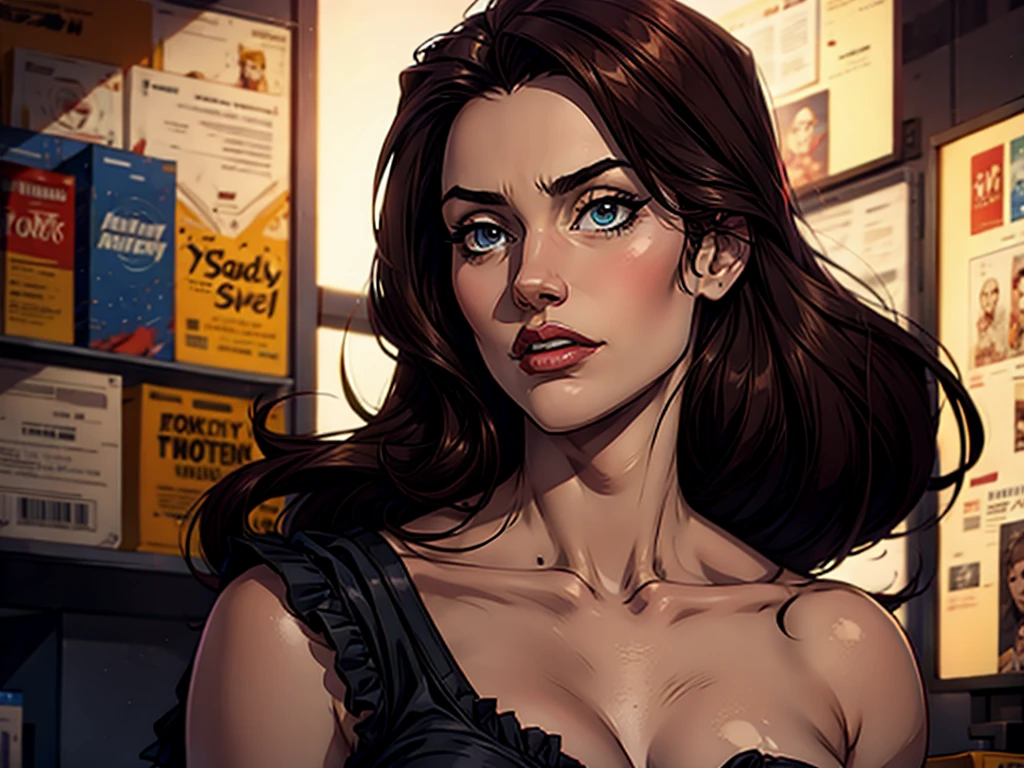 Masterpiece, digital artwork, A beautiful gorgeous sweaty blacksmith woman, perfect face, sharp nose, full lips, topless, dynamic volumetric cinematic lighting, highly detailed, intricately detailed
