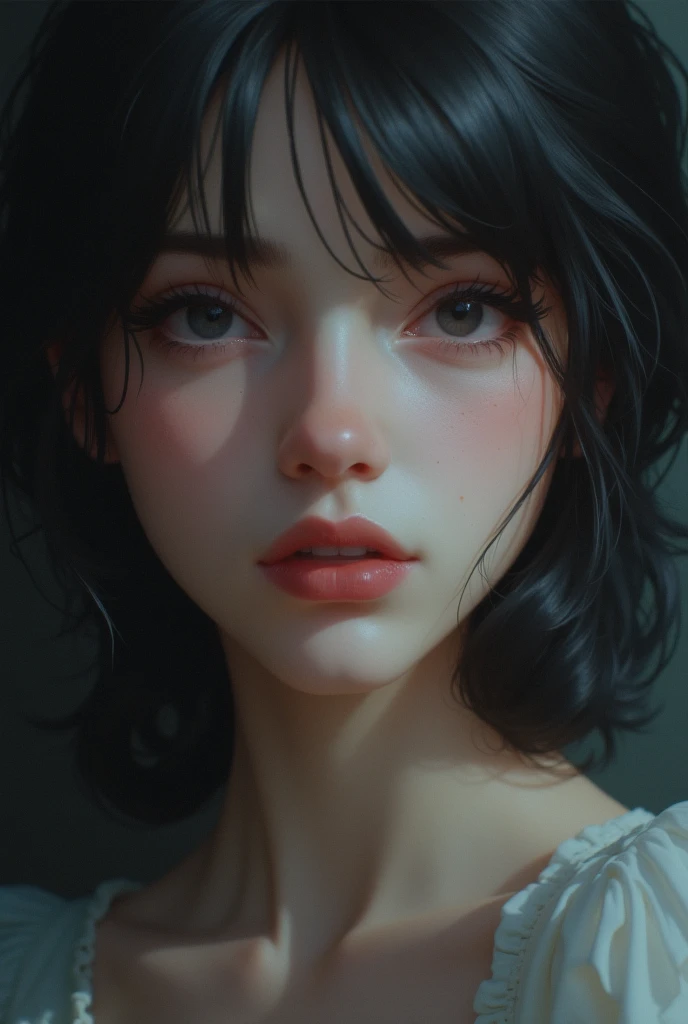 Close-up of Daphne's face