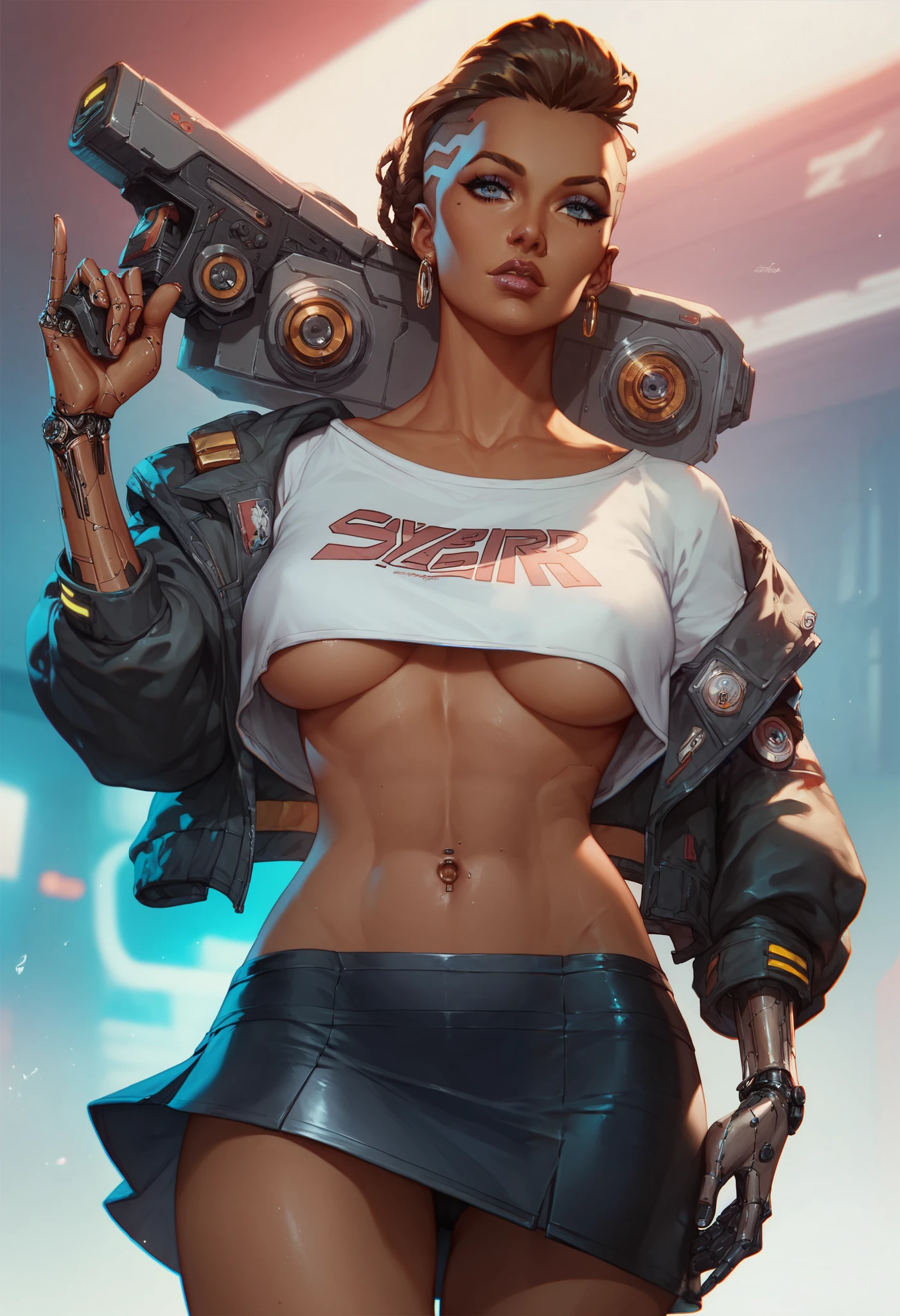 Asgard，Valkyrie, mulher com corpo perfeito, com um corpo torneado e musculoso. Anatomia correta，epic fantasy digital art，obra-prima，8k，high definition resolution，desenho detalhado，Qulidade Superior，, epic composition