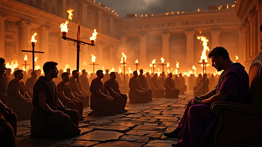 All bald monks, Chanting the Matika, Dharma Hall of Remembrance, coffin, royal funeral pyre, Funeral service,Make merit, Sharpest images, Many villagers came to listen to the Abhidhamma., Night atmosphere, Crescent Moon Masterpiece, Highly detailed, quality, very detailed, highest resolution, texturesที่มีความสมจริง, Picture from many perspectives, shading (textures), Twinkling light, Mixing, Small pattern images, การจัดแสงmovies, god rays, Abstract emotional expressionism, movies,