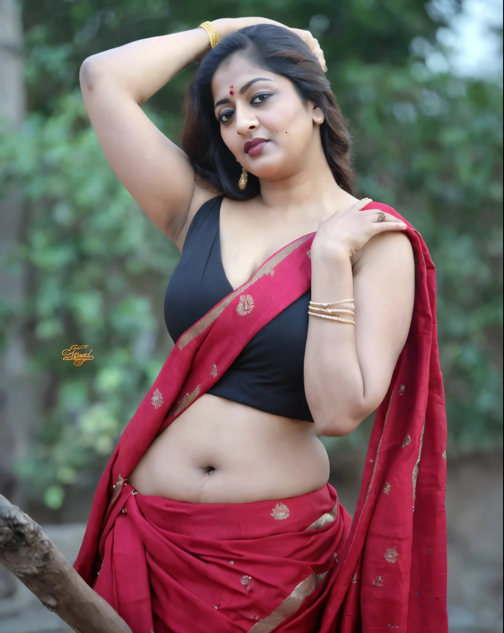 Foto RAW, photorealistic, photography, full body shot, 50 years old Woman, master shot, perfect eyes, goddess like beauty, pierced eyes, perfect thick chubby mallu Desi aunty bhabhi, Wearing a Stanapatta, a chest-band.Saree model, model Photography, Indian saree shoot, Indian traditional wear advertising photography, traditional wear brand shoot, face of Indian actress Sonakshi Sinha, masterpiece, realistic, realism, incredible details, pleasure, photorealism, detailed skin, skin pores, high contrast, photorealistic Artstation 8k HD digital art trend of high definition and detailed realistic skin texture, ultra detail, realistic skin texture, armature, best quality, ultra high definition, (photorealistic:1.4),, high resolution, detail, raw photo, sweat, Re sharp, by Lee Jefferies Nikon D850 Film Stock Photo 4 Kodak Portra 400 Camera F1.6 Lens Rich Color Ultra Real Realistic Realistic Textures Dramatic Lighting Unreal Engine Trending at Art Station Cinestill 800,(pele altamente detalhada: 1.2), 8k UHD, DSLR, soft-lighting, alta qualidade, grain of film, Fujifilm XT3,she didn't like to wear blouse or bra, she is happy to wear only saree, she hates blouse or bra, detailed hairy armpits, hyper realistic skin, skin pores, sweat, veins, short hairs on armpit, stubble armpits, hyper realistic hairy armpits, low waist saree,