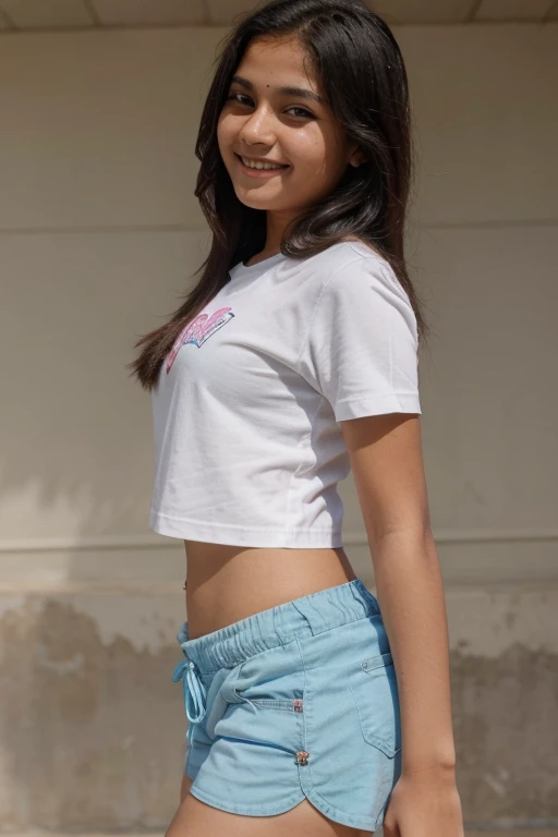 Mulher com roupa marcada