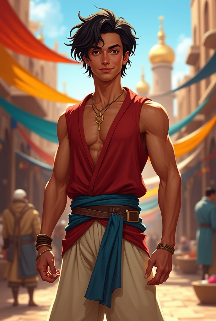 obra maestra, absurdos, detalles finos, HDR,
solamente, Boy male male of 15 years with a good body little clothes typical of tribal Egypt is a prince with straight hair short to the face and without clothes wears clothes of ancient Egypt and with bracelets and chains of ancient Egypt we see him walking amazed and scared through the different streets of the city new york
