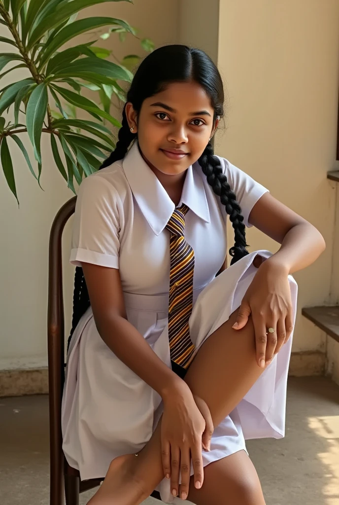 19 year old school dress Tamilnadu girl