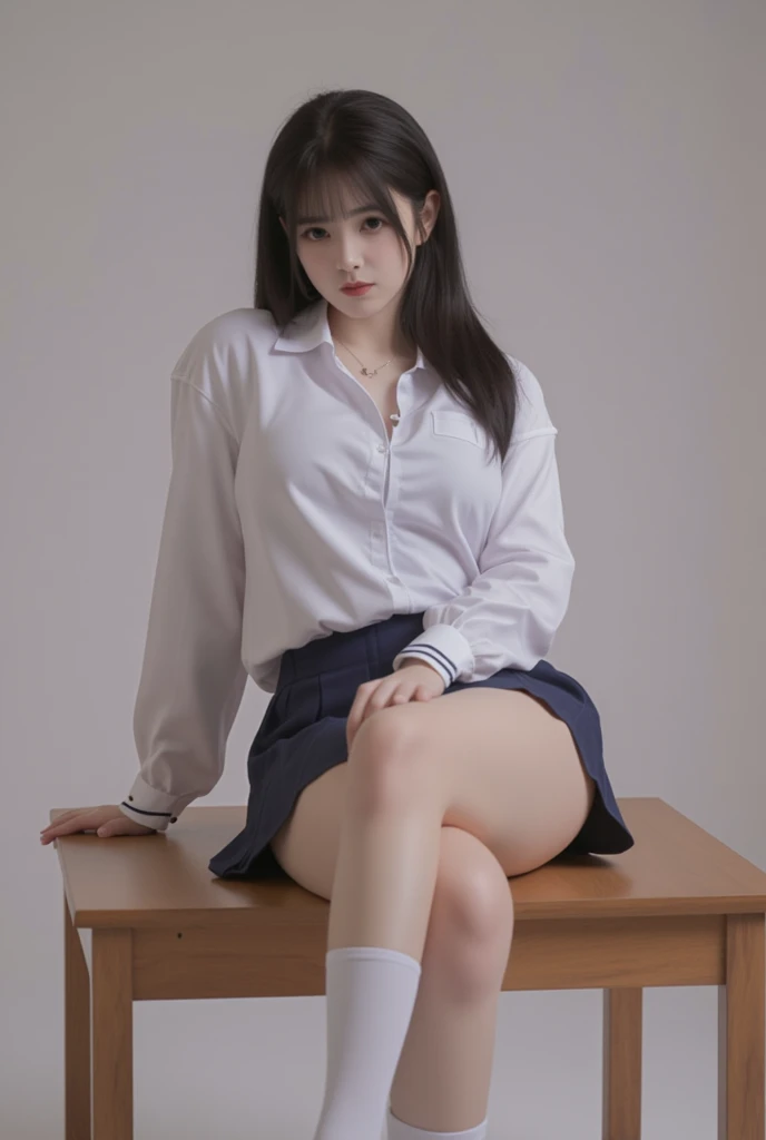 LAHO Beauty. Very sexy. Office lady with strong sexual desires. 23 year old office lady, Spread-legged pose. I love sex. Sexy pose with mouth half open. beautycareer woman, Japanese, beauty.
The button on her chest is about to come off, ulzzang-6500-1.1 (RAW Photos : 1.2).
(Photorealistic), (Genuine:1.4), (Peace Fly). A calm-looking woman wearing a checked vest.
Large Bust Body Type. Miniskirt with exposed thighs. The legs are plump. (Ultra-realistic white Nike socks, The NIKE logo is visible:Bold pose showing white panties, White panties have stains:1.2) • Japanese Goddess, Wearing black high heels, Sexy gaze in white socks. ((Full Body Shot:1.16)). Highlighted with knee-length socks featuring the Nike logo. Black Nike logo on socks.
Wearing black high heels, #k Nike logo on socks Two pairs of perfect stinky feet, Beautiful hands and feet, Changing in the locker room, Ultra-realistic skin texture, Shiny skin.