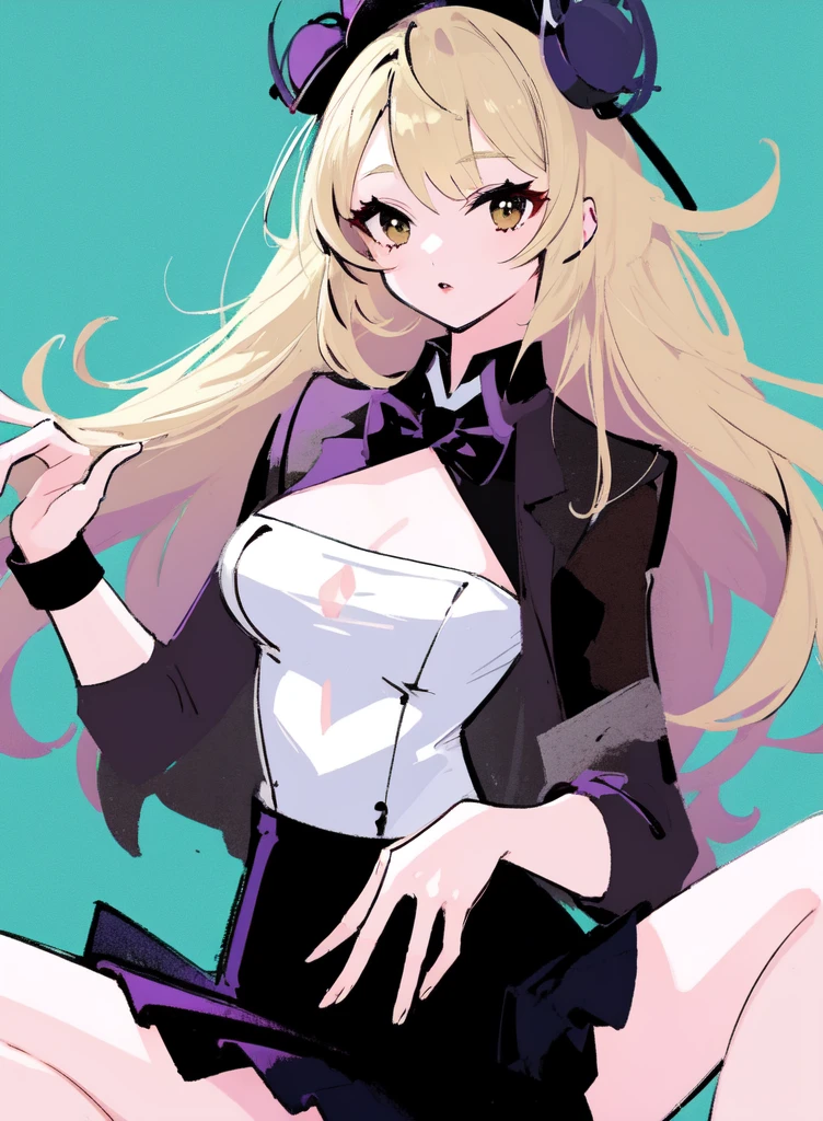 ite, cute, flat, fox girl, fox ears, fox tail, long blond hair, hair slicked back, forehead, blue eyes, smug, aroused, thick thighs, dress, black garter straps, lace-trimmed legwear and gloves, lace-trim panties, pantyshot, panties aside. pussy, glasses, dancing, ballroom