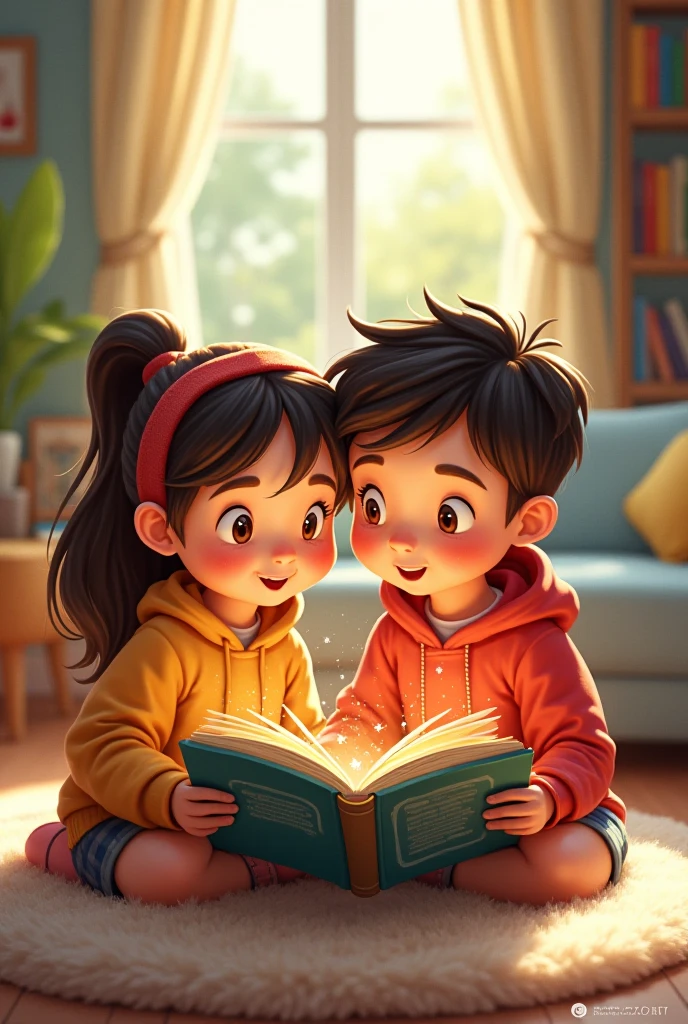 Both of sister and brother are very happy with the new some books that I bought it for gift my children.