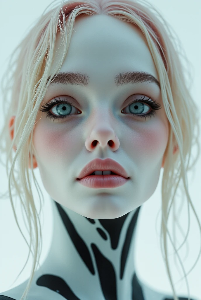 a pale, cadaverous face staring back at me, PICTURE REALISTIC, high resolution, 8K