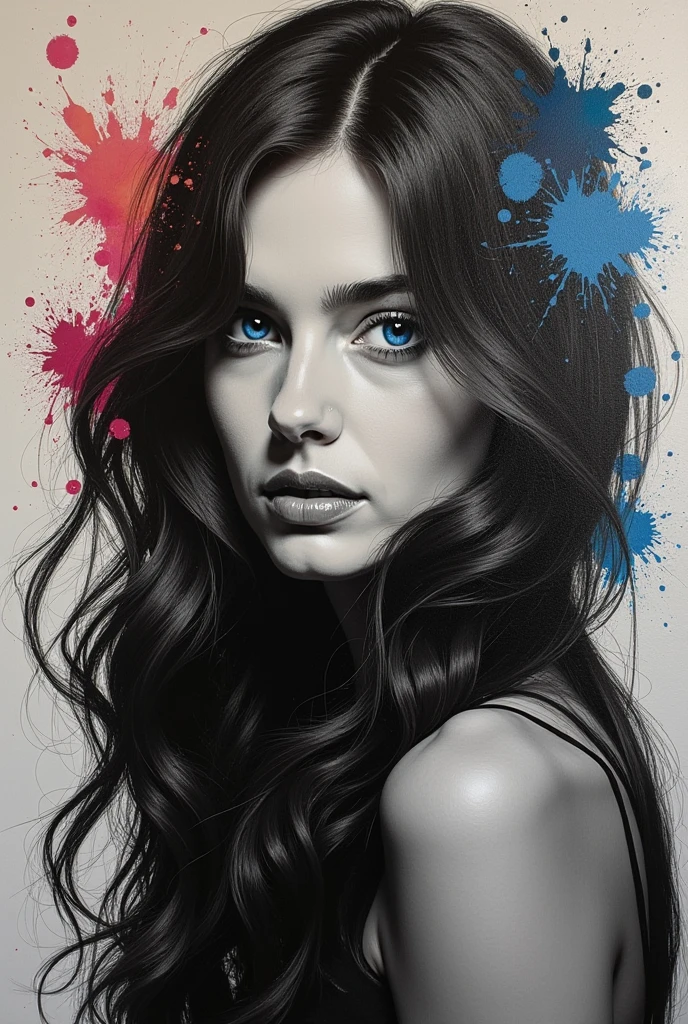 (style of Steven DaLuz:1.15), <lora:sd15_ElizabethTurner_locon_64_v2-000022:1> ElizabethTurner, ink splash, colorful,