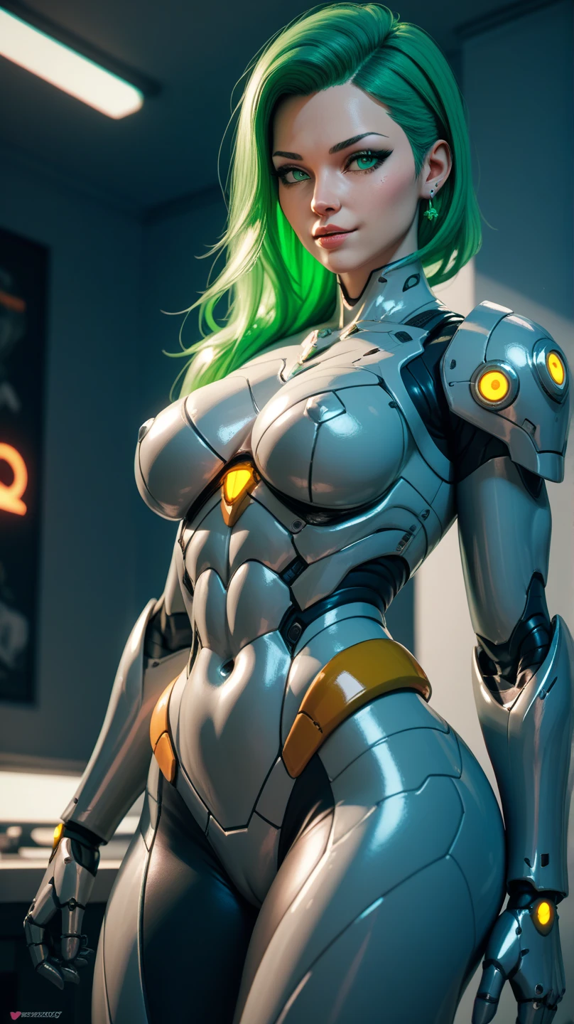 (((female captain planet))), design sheet, captain planet, colored skin, green hair, masterpiece, slendered abs ,muscular, veins, big arms, chiseled chest, detailed , shiny skin, powerful, godlike