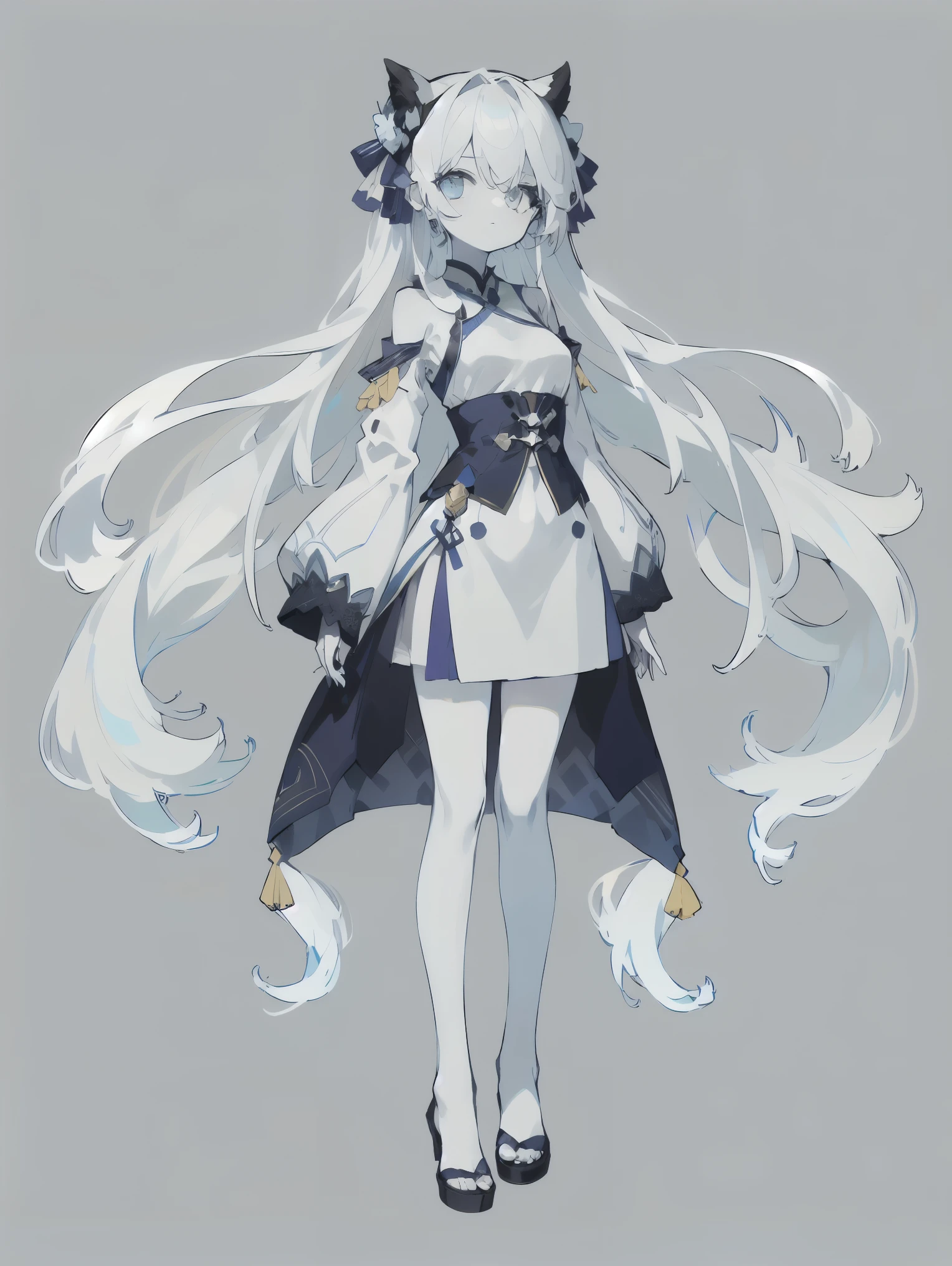 masterpiece、perfect face、Ultra High Quality、top quality、cool、adult woman、delicate、very long hair、leggy hair、anime style、((white hair:1.5))、((light blue eyes:1.5))、bungs、pure white skin、 Delicate Lace 、Original Character、intricate design、Unique Design、hanging eye、long eyelashes、full bodyの描画、request、Possible Adoption、full body、background、cute、 Long Sleeve、((白いbackground:1.5))、full body、pure white skin、White skin color、beautiful woman、 Handsome Woman 、background無地、backgroundなし、characters only。