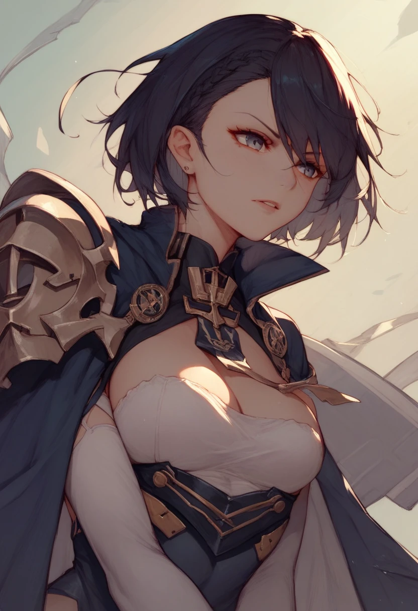 official, multicolored hair, crown, goddess, (masterpiece, best quality, ultra-detailed, highres), ((solo)), perfect face, sidelighting, lustrous skin,(bloom), (shine), lighting, ray tracing, sci-fi,1boy, male focus, yellow eyes, depth_of_field,very detailed background, highly detailed background, Masterpiece, Ultra detailed, great composition,Dynamic angle,extremely delicate and beautiful, bent over, (Highest picture quality), (Master's work), extreme light and shadow, sexy, large breasts, nsfw, masterpiece, rich in detail, (highest quality), (masterpiece), (detailed eyes), (beautiful) detailed,beautiful detailed eyes, upper body, (extremely detailed CG unity 8k wallpaper),(masterpiece), (best quality), (ultra-detailed), (best illustration),(best shadow),perfect lighting , perfect anatomy , vivid colors, (masterpiece),