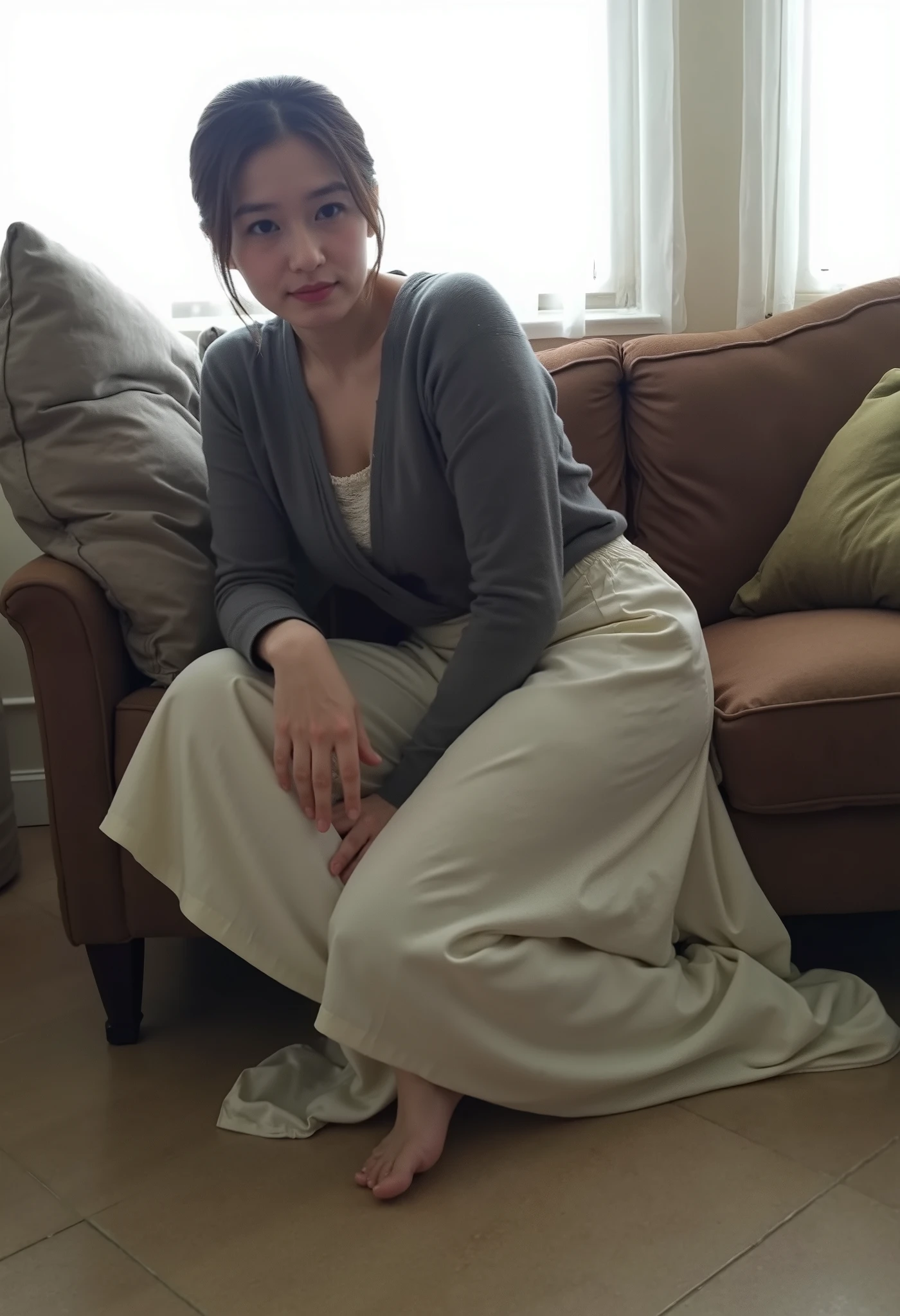 Japanese woman dressed in a lewd manner、