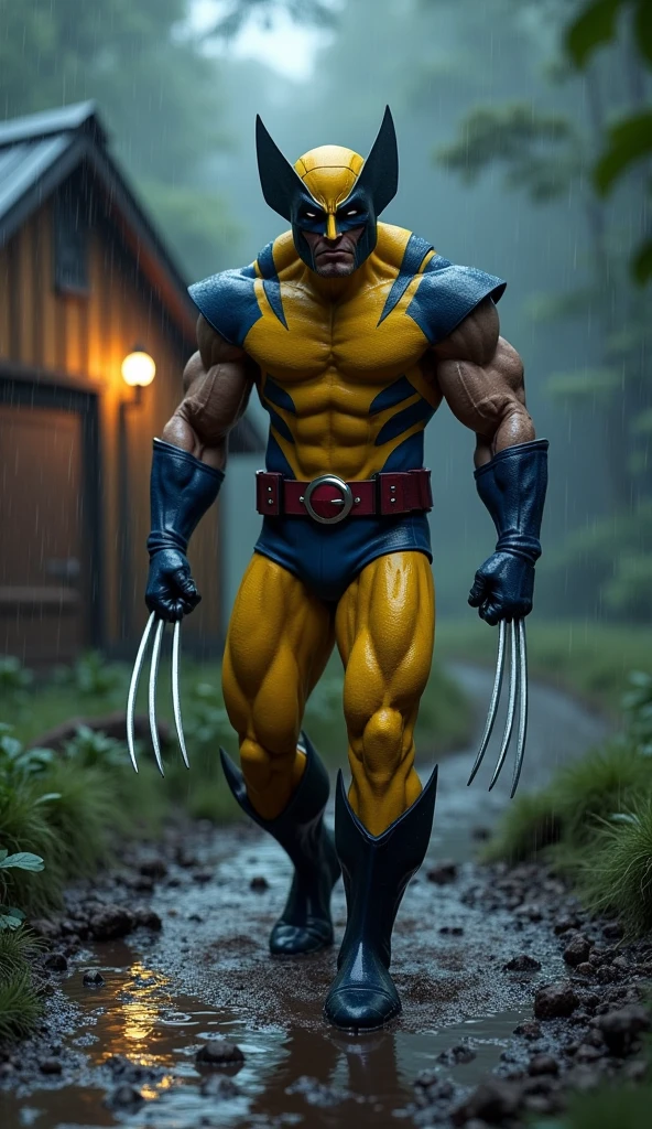 Jack chan in wolverine outfit