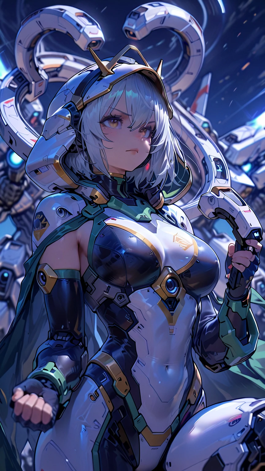 Highly detailed RAW color photos, beautiful young woman, short blonde hair, dynamic pose, (wide hips), (fine skin), (lip details), (fine eyes), (cosmic: 1.4), (Necropolis: 1.1), (Science fiction setting) (detailed face), (crooked), Red clothes, fine eyes, chromatic aberration, Depth of the bounds written, soft lighting, masterpiece, highest quality, Complex, (lens reflection: 0.7), (flowering: 0.7), particle effects, ray tracing, tone mapping, very detailed, concept art, Smooth, sharp focus, dramatic lighting, very detailed art, cinematic, hyper-realistic painting, Trending with ArtStation, 8K, wonderful shadow, realistic, (very detailed background: 1.2), Art on the road