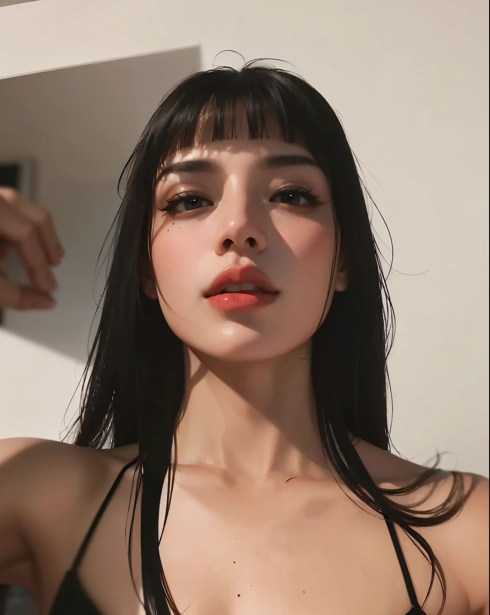 gorgeous woman, tall quality, perfection details, ultra 8K, perfectly rendered face, all her facial and body details are perfectly detailed, maximum quality, 8K, perfectly rendered details, ultra rendered photography for maximum and impeccable quality, wonderful and charming woman, perfect eyes, perfect lips, perfect nose, perfect hair, perfect skin, she is too wonderful, image with maximum ultra mega rendered quality at the height of perfection, each strand of her hair is perfectly wavy and detailed, she is wonderful, an 8K image rendered to the highest AI quality that human eyes have never witnessed such quality and beauty, the image has good saturation and coloring, vivid, super rendered, rendered skin, rendered hair, rendered nose, rendered lips, super rendered image to the highest and best possible quality
