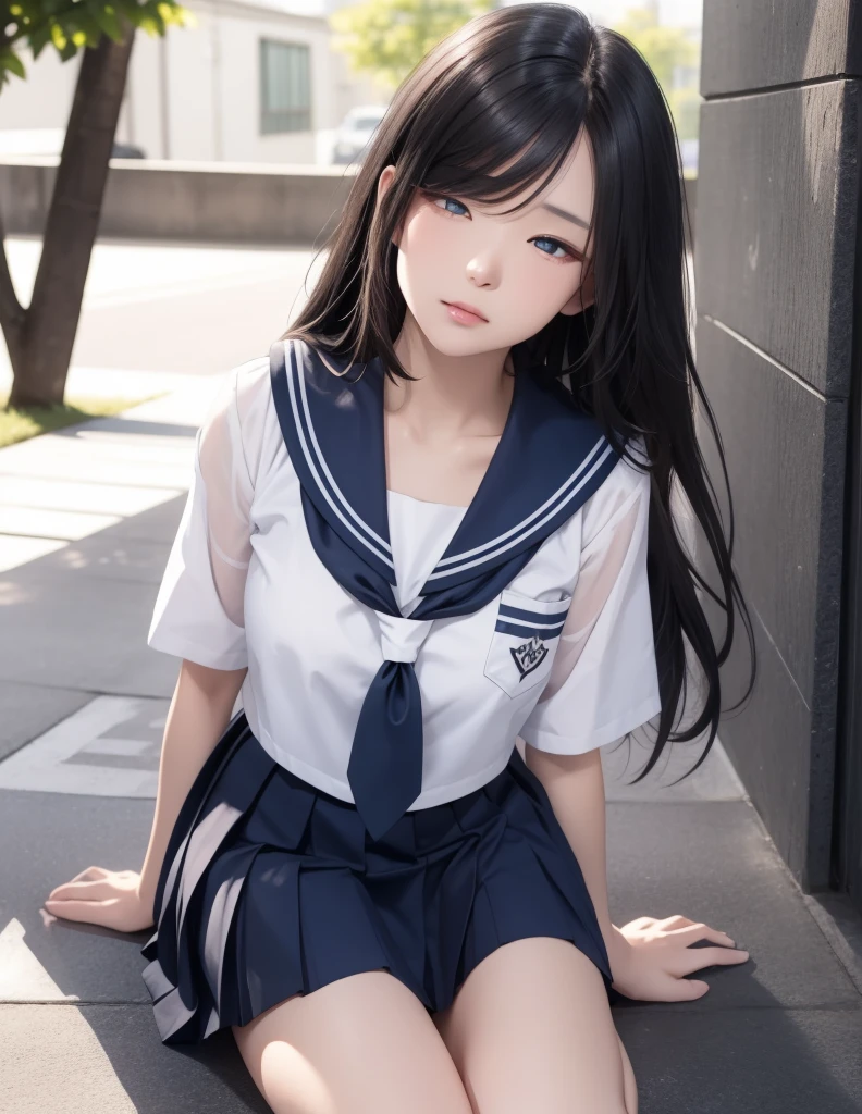 （Realiy：1.3），A 22-year-old mini girl lies on a giant balloon，（（small heads））、full bodyesbian、ssmile，view the viewer,（perfect bodies：1.3）、Long white double ponytail hair、Collar、chain、sweat leggs、22-year-old girl、White JK uniform，White Japan school uniform，（wearing white outfit：1.6），white  shirt，（JK uniform white short skirt）、Pink sneakers，Lie on a lot of colored balls，looking down on the camera，（Exposing the skin of the legs，long leges：1.3）Curved body，（Very detailed CG 8k wallpaper）、（Extremely delicate and beautiful），eyes with brightness、（tmasterpiece）、（best qualityer：1.0）、（超A high resolution：1.0)，Nice lighting，Reflective skin，[A high resolution]，The skin is delicate，Hyper-detailing（（a color）），Earphone，Fitness balls，fox ear，fox tails，coloredballoons，