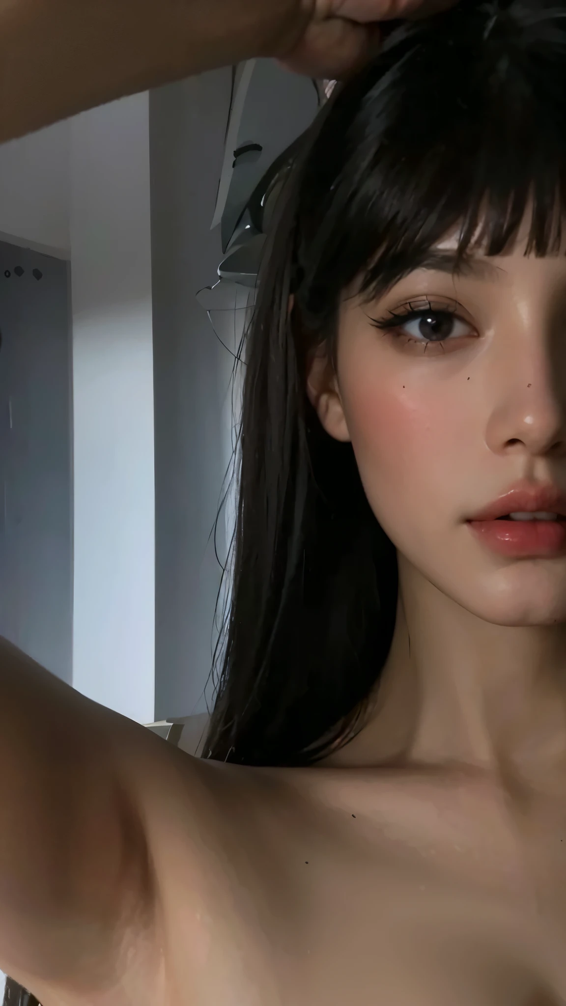 gorgeous woman, tall quality, perfection details, ultra 8K, perfectly rendered face, all her facial and body details are perfectly detailed, maximum quality, 8K, perfectly rendered details, ultra rendered photography for maximum and impeccable quality, wonderful and charming woman, perfect eyes, perfect lips, perfect nose, perfect hair, perfect skin, she is too wonderful, image with maximum ultra mega rendered quality at the height of perfection, each strand of her hair is perfectly wavy and detailed, she is wonderful, an 8K image rendered to the highest AI quality that human eyes have never witnessed such quality and beauty, the image has good saturation and coloring, vivid, super rendered, rendered skin, rendered hair, rendered nose, rendered lips, super rendered image to the highest and best possible quality