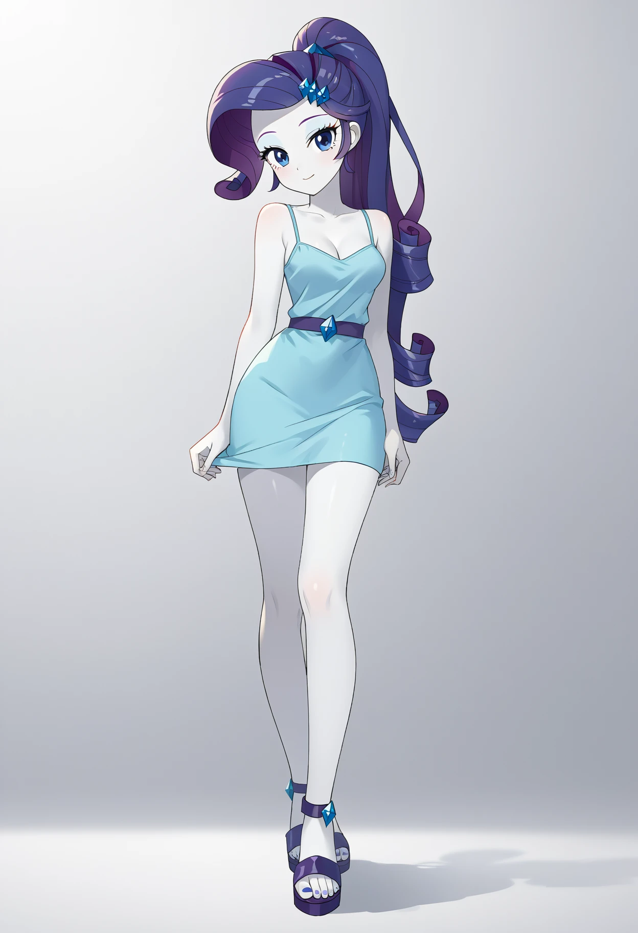 Mlp Rarity Full Body Rarity, equestria, rarity, Full body, One person, 1 girl, alone - SeaArt AI