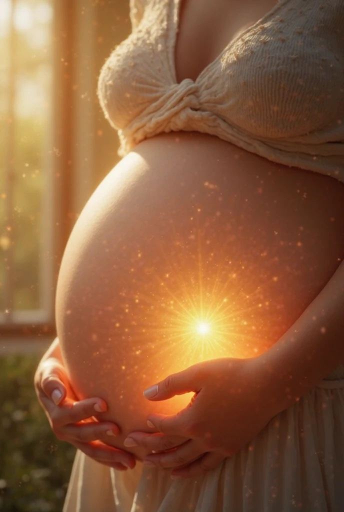 Pregnant belly