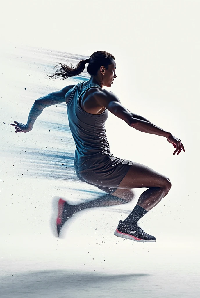 arafed woman running in a dark tunnel with a red and black top, athletic fashion photography, athlete photography, mandy jurgens 8 k 1 5 0 mpx, sport photography, sprinting, advertising photo, athletic body, portrait shot, running pose, by Jakob Gauermann, girl running, by Adam Chmielowski, high-speed sports photography