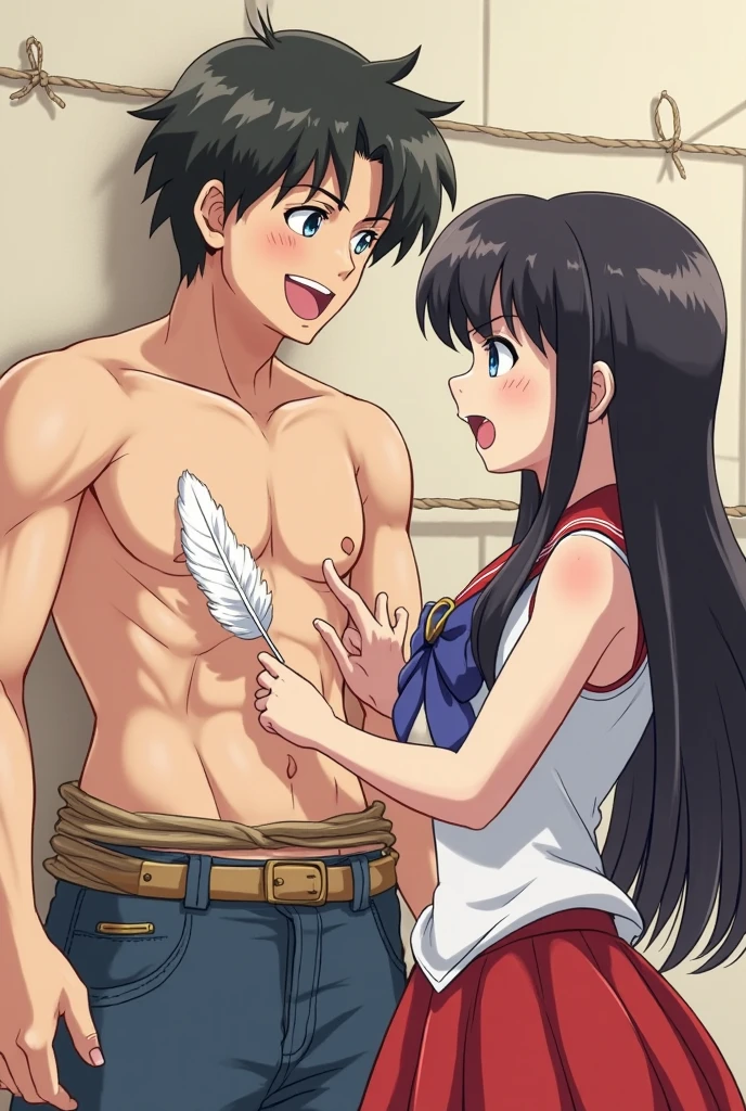 masterpiece, best quality, naked,2people,
