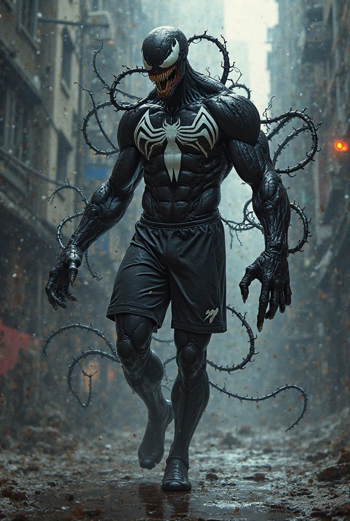 masterpiece, best quality:1.3, ((muscular:1.4)) ((2 girls:1.4)), big biceps, beautiful , sexy,(digital painting:1.2), muscular man in black spiderman costume,shiny tight suit,facing camera, standing on a building, perfect body, urban background, the best masterpiece, very high detail, realistic, 8k, photorealistic, (rain:1.3), soaked clothes, (wet skin:1.4), wet, (smile:0.5), (detailed faces:1.4), (freckles:0.6)