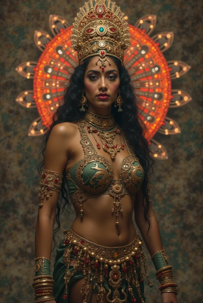 Beautiful Aztec goddess of death Mexican Aztec culture